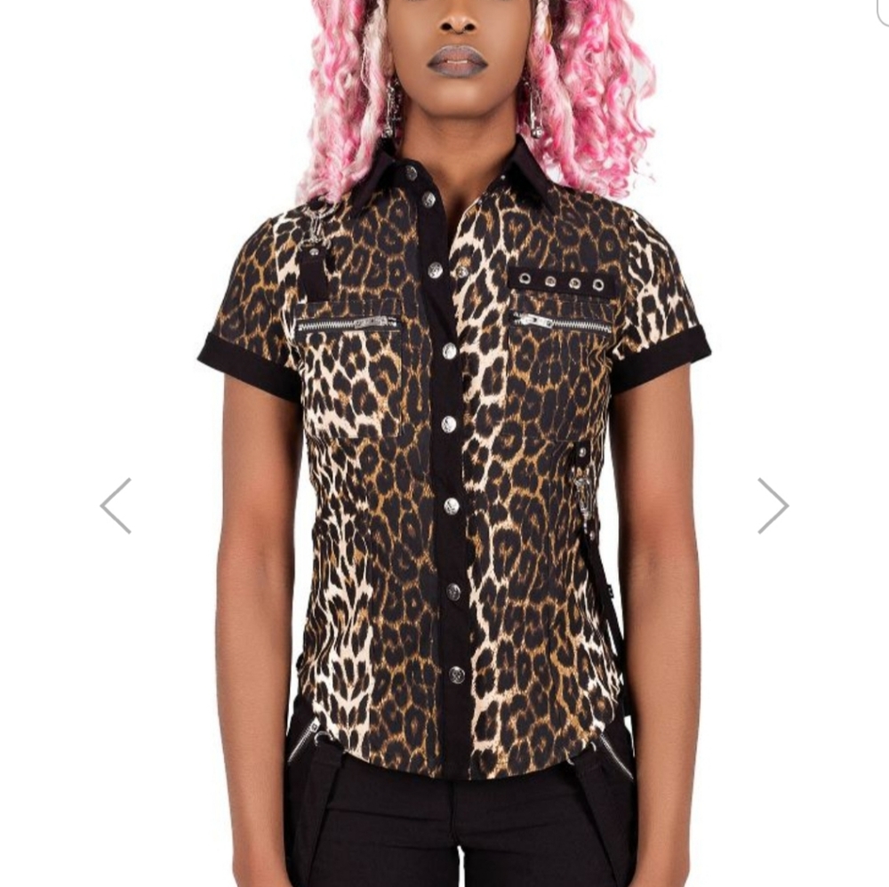Killstar Cat's Meow Cap-sleeve shirt